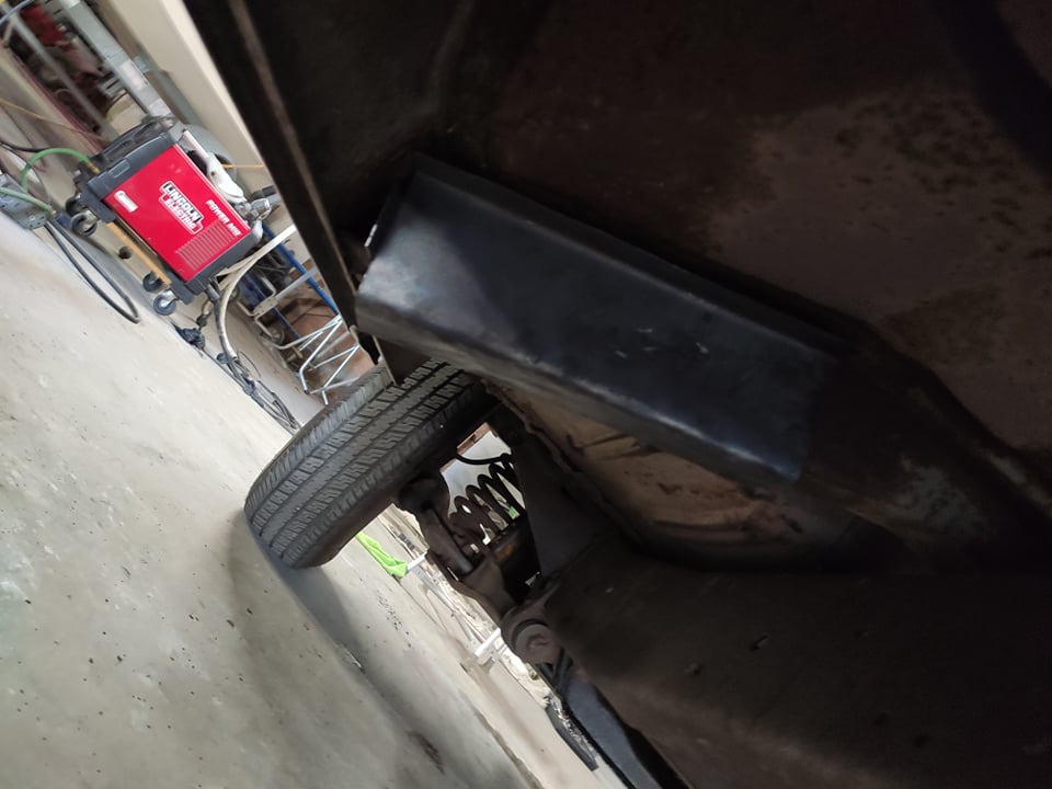 Rust resistant section installed